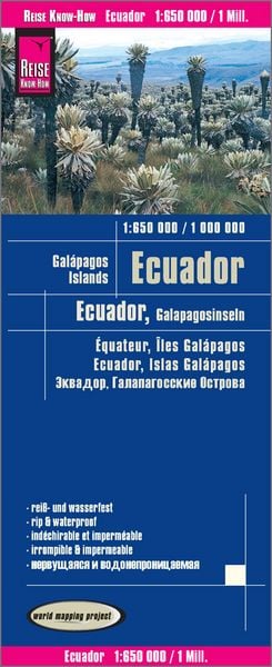Produktbild: Reise Know-How Landkarte Ecuador, Gal&aacute;pagos (1:650.000 / 1.000.000)
