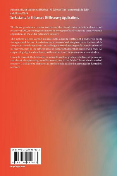Produktbild: Surfactants for Enhanced Oil Recovery Applications