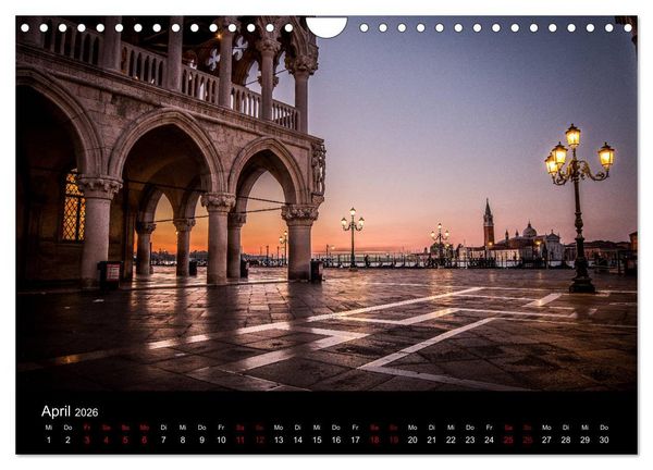 Produktbild: Momenti di Venezia - Venezianische Momente (Wandkalender 2026 DIN A4 quer), CALVENDO Monatskalender