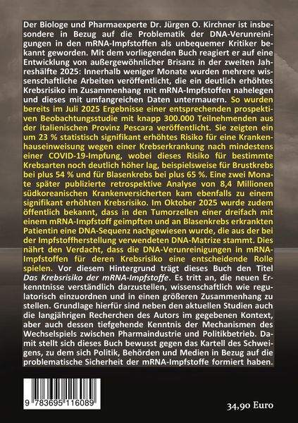 Produktbild: Das Krebsrisiko der mRNA-Impfstoffe