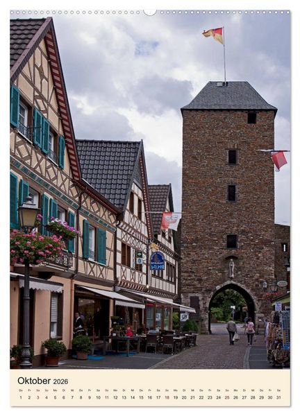 Produktbild: AHRWEILER - ALTSTADTIMPRESSIONEN (Wandkalender 2026 DIN A2 hoch), CALVENDO Monatskalender
