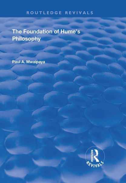 Produktbild: The Foundation of Hume's Philosophy