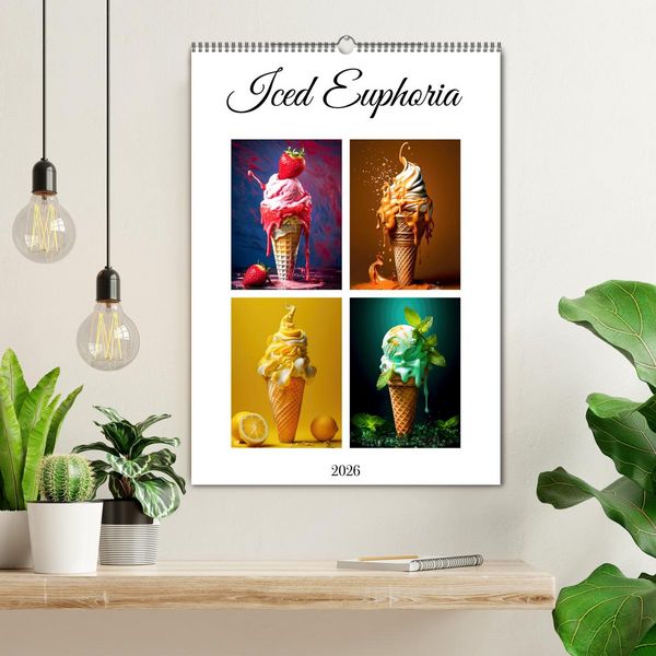 Produktbild: Iced Euphoria (Wall Calendar 2026 DIN A2 portrait), CALVENDO 12 Month Wall Calendar