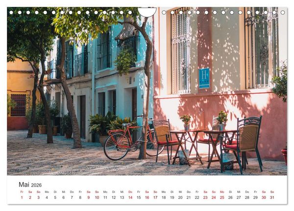 Produktbild: Spanien - Ein wundervolles Land mit viel Sonnenschein. (Wandkalender 2026 DIN A4 quer), CALVENDO Monatskalender