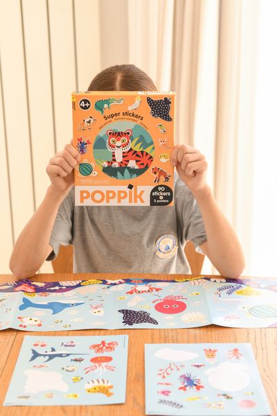 Produktbild: POPPIK - Sticker Box Wildtiere