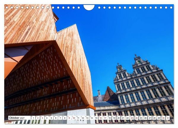 Produktbild: Architektonische Zeitspr&uuml;nge (Wandkalender 2027 DIN A4 quer), CALVENDO Monatskalender