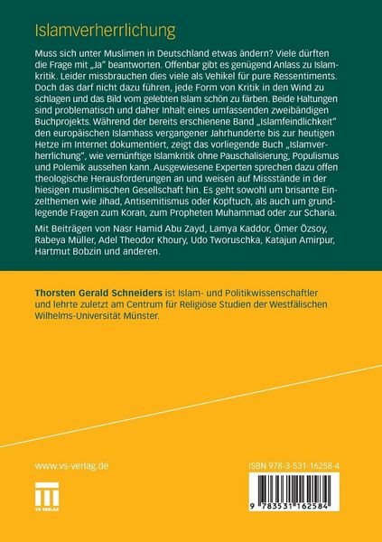 Produktbild: Islamverherrlichung