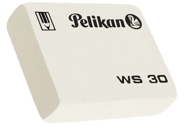 Pelikan Radierer WS30 aus Kautschuk, weiß