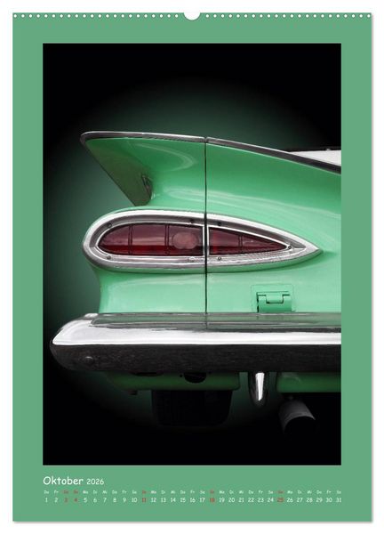 Produktbild: US Klassiker 1956 bis 1966 (Wandkalender 2026 DIN A2 hoch), CALVENDO Monatskalender
