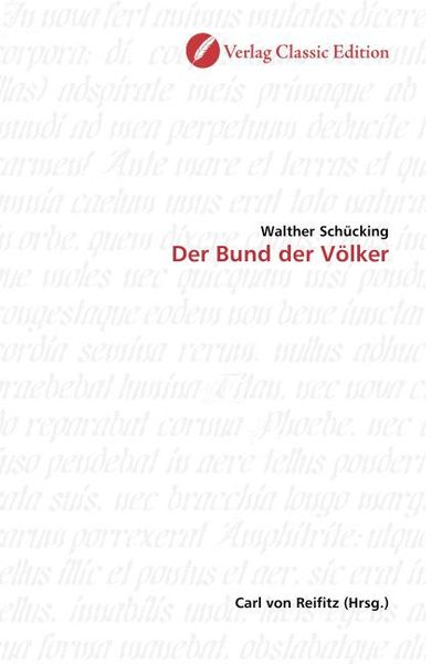 Produktbild: Sch&uuml;cking, W: Der Bund der V&ouml;lker