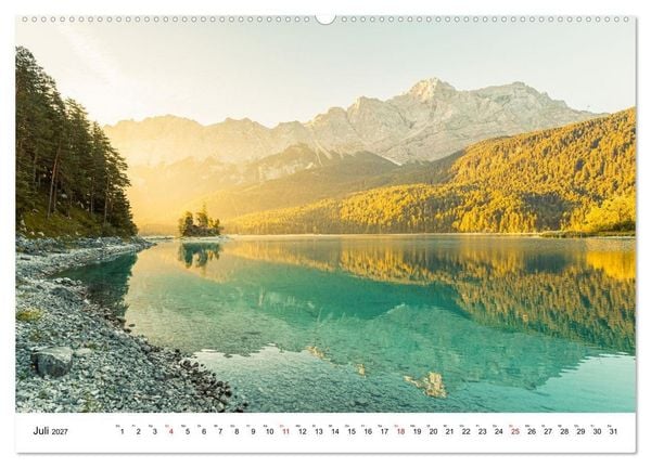 Produktbild: Deutschland - Bayerns Landschafts-Gefl&uuml;ster (hochwertiger Premium Wandkalender 2027 DIN A2 quer), Kunstdruck in Hochglanz