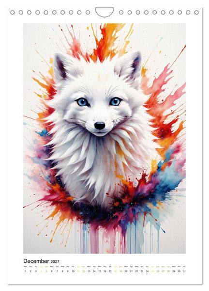 Produktbild: Fantastic Animal World: A Play of Colors and Elegance (Wall Calendar 2027 DIN A4 portrait), CALVENDO 12 Month Wall Calendar