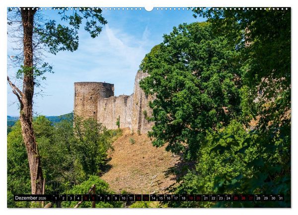 Produktbild: Blankenberg Burg und Stadt (Wandkalender 2026 DIN A2 quer), CALVENDO Monatskalender
