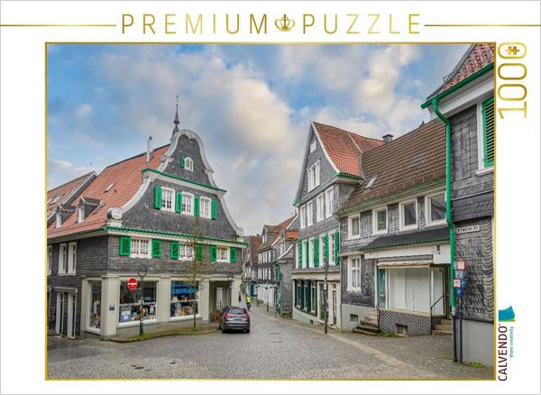 Produktbild: CALVENDO Puzzle Schwelmer Stra&szlig;e Ecke Wallstra&szlig;e | 1000 Teile Lege-Gr&ouml;&szlig;e 64x48cm Foto-Puzzle f&uuml;r gl&uuml;ckliche Stunden