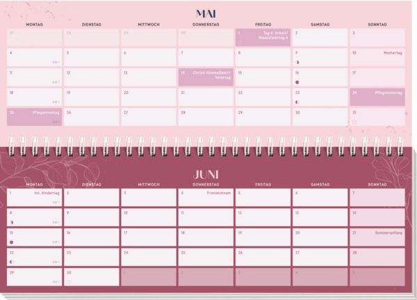 Produktbild: Tischkalender 2027 quer: I believe in Book Love