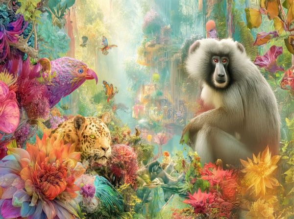 Produktbild: CALVENDO Puzzle Tierische Kreaturen des Dschungels | 2000 Teile Lege-Gr&ouml;&szlig;e 90x67cm Foto-Puzzle f&uuml;r gl&uuml;ckliche Stunden