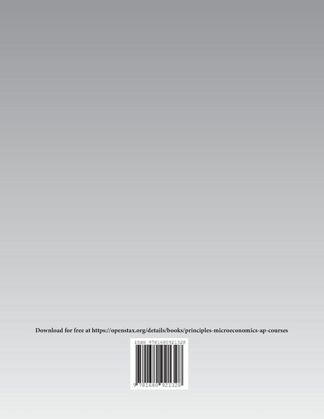 Produktbild: Principles of Microeconomics for AP&reg; Courses