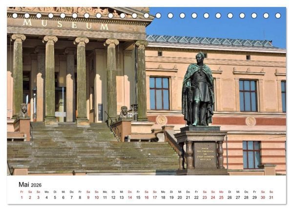 Produktbild: Schwerin - Landeshauptstadt von Mecklenburg-Vorpommern (Tischkalender 2026 DIN A5 quer), CALVENDO Monatskalender