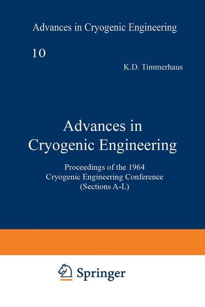 Produktbild: Advances in Cryogenic Engineering