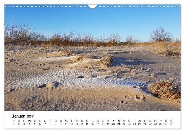 Produktbild: Elbinsel Krautsand - Impressionen von Land und Fluss (Wandkalender 2027 DIN A3 quer), CALVENDO Monatskalender