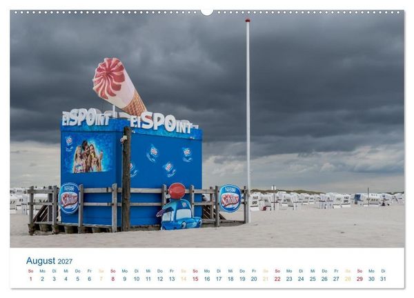 Produktbild: Sankt Peter-Ording - Str&auml;nde, D&uuml;nen, Weite (hochwertiger Premium Wandkalender 2027 DIN A2 quer), Kunstdruck in Hochglanz