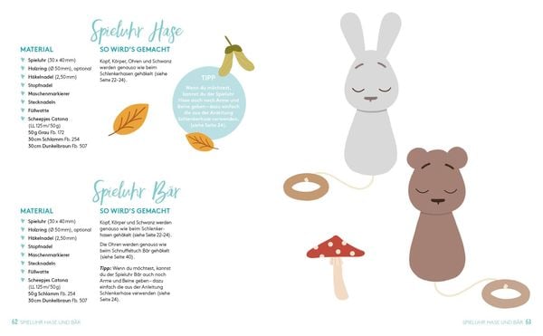 Produktbild: Fuchs, B&auml;r und Hase &ndash; s&uuml;&szlig;e H&auml;kelwelten f&uuml;r Babys