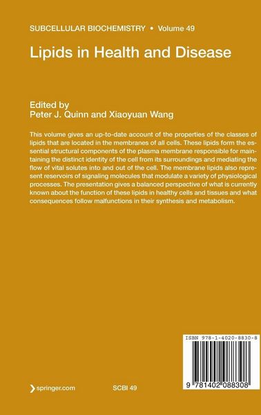 Produktbild: Lipids in Health and Disease