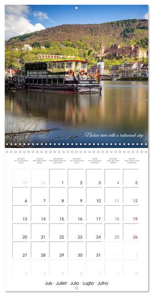 Produktbild: The colorful city of Heidelberg (Wall Calendar 2026 12 &times; 12 Inch) CALVENDO 12 Month Wall Calendar