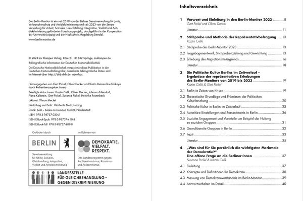 Produktbild: Der Berlin-Monitor 2023
