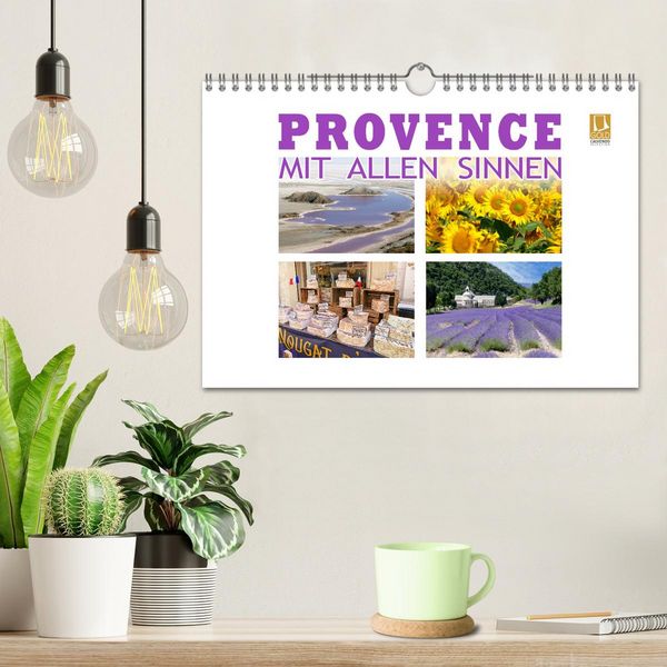 Produktbild: Provence mit allen Sinnen (Wandkalender 2026 DIN A4 quer), CALVENDO Monatskalender