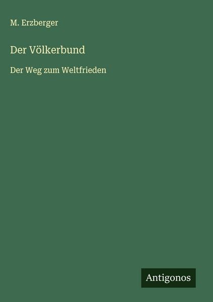 Produktbild: Der V&ouml;lkerbund