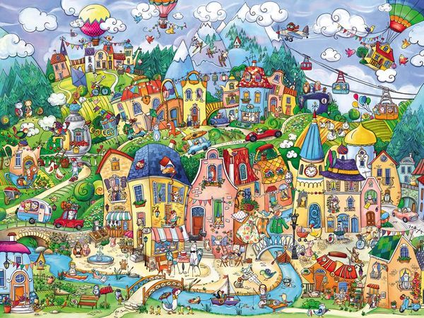 Produktbild: Happytown Puzzle