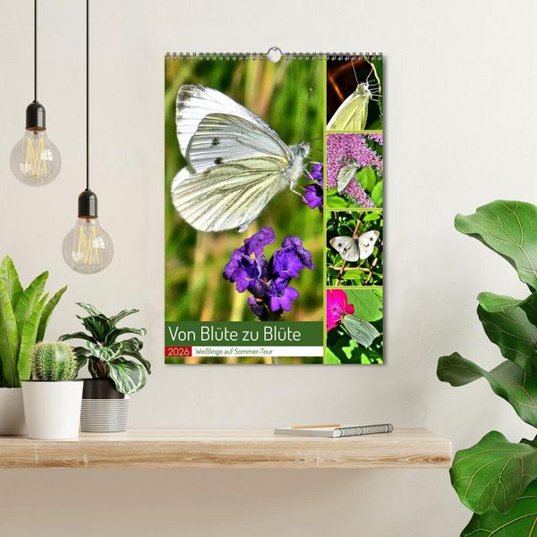 Produktbild: Von Bl&uuml;te zu Bl&uuml;te - Wei&szlig;linge auf Sommer-Tour (Wandkalender 2026 DIN A3 hoch), CALVENDO Monatskalender