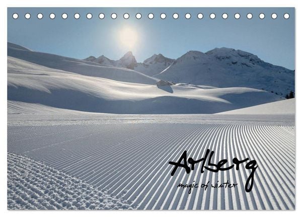 Produktbild: Arlberg - magic of winter (Tischkalender 2026 DIN A5 quer), CALVENDO Monatskalender