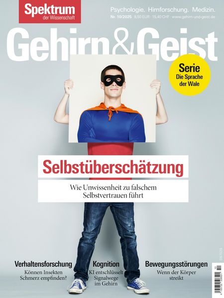 Produktbild: Gehirn&Geist 10/2025 Selbst&uuml;bersch&auml;tzung