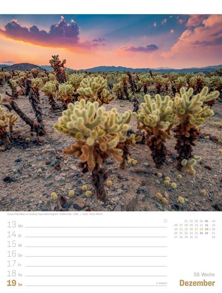 Produktbild: Planet Erde Wochenplaner Kalender 2027 | Landschaften der Welt
