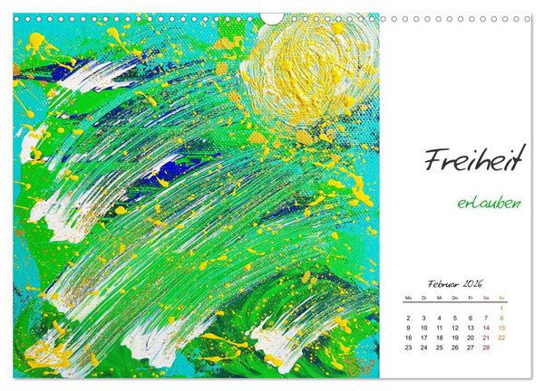 Produktbild: SeelenFreudeBilder - Strahlende Impulse zum Loslassen und Tr&auml;umen (Wandkalender 2026 DIN A3 quer), CALVENDO Monatskalender