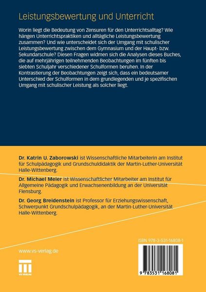 Produktbild: Leistungsbewertung und Unterricht