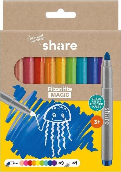 Share Filzstift Magic 10er Set