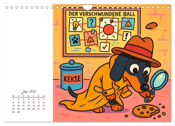 Produktbild: Pfoten, Pelz & Power-Jobs (Wandkalender 2026 DIN A4 quer), CALVENDO Monatskalender
