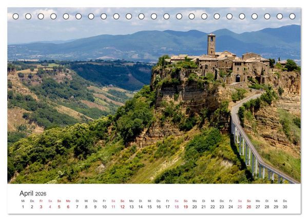 Produktbild: Italien, eine einzigartige Fotoreise (Tischkalender 2026 DIN A5 quer), CALVENDO Monatskalender