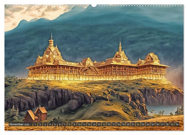 Produktbild: Pl&auml;tze zum Tr&auml;umen (Wandkalender 2026 DIN A2 quer), CALVENDO Monatskalender