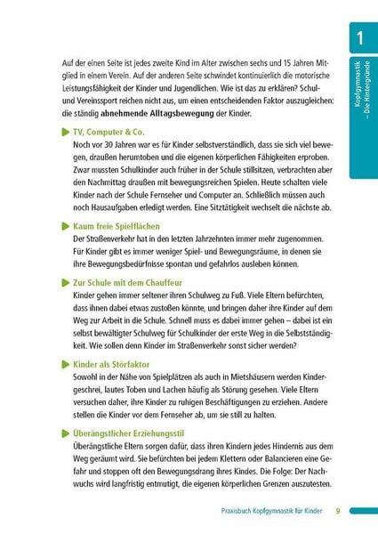Produktbild: Praxisbuch Kopfgymnastik f&uuml;r Kinder