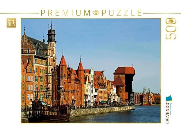 CALVENDO Puzzle Ein Motiv aus dem Kalender Danzig - Eine historische Schönheit | 500 Teile Lege-Größe 48 × 36 cm Foto-Puzzle für Erwachsene