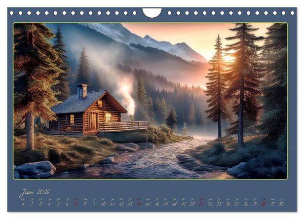 Produktbild: Landschaft romantisch gesehen (Wandkalender 2026 DIN A4 quer), CALVENDO Monatskalender