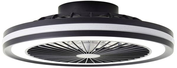 Produktbild: Brilliant G99280/06 Palmero LED-Deckenleuchte mit Ventilator LED-Modul 40W Schwarz