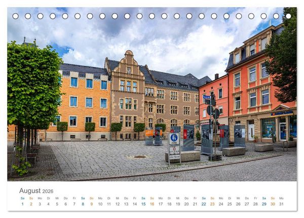 Produktbild: Rudolstadt - im Tal der Saale (Tischkalender 2026 DIN A5 quer), CALVENDO Monatskalender