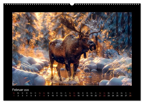 Produktbild: Wundervolle Augenblicke (hochwertiger Premium Wandkalender 2026 DIN A2 quer), Kunstdruck in Hochglanz