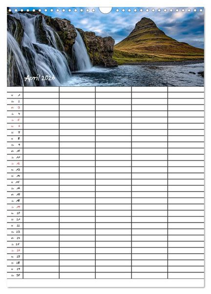 Produktbild: Dein Berge Kalender (Wandkalender 2026 DIN A3 hoch), CALVENDO Monatskalender