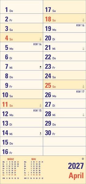 Produktbild: Gro&szlig;druck Planer 2027